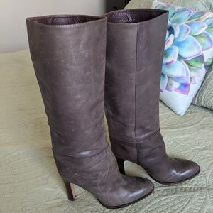 Women's BCBG Leather Mid-Calf Boots Sz 7